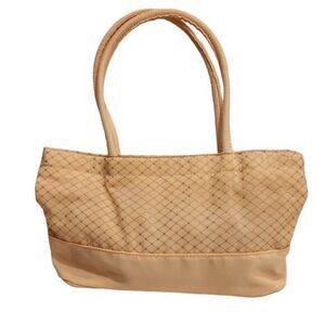 Vintage Womens Peach Sparkle/Rhinestone Mini‎ Tote NWOT